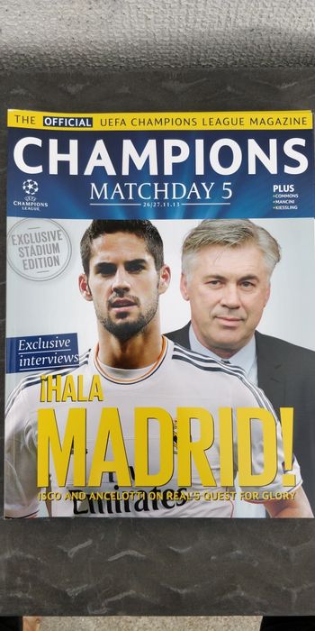 14 Revistas da Champions League, Colecção, Liga Campeões, Futebol.