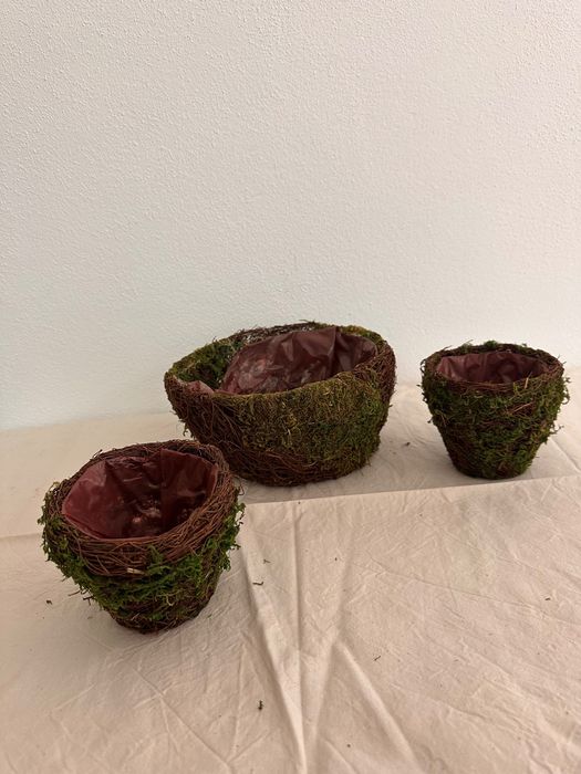 Cestos decorativos para arranjos