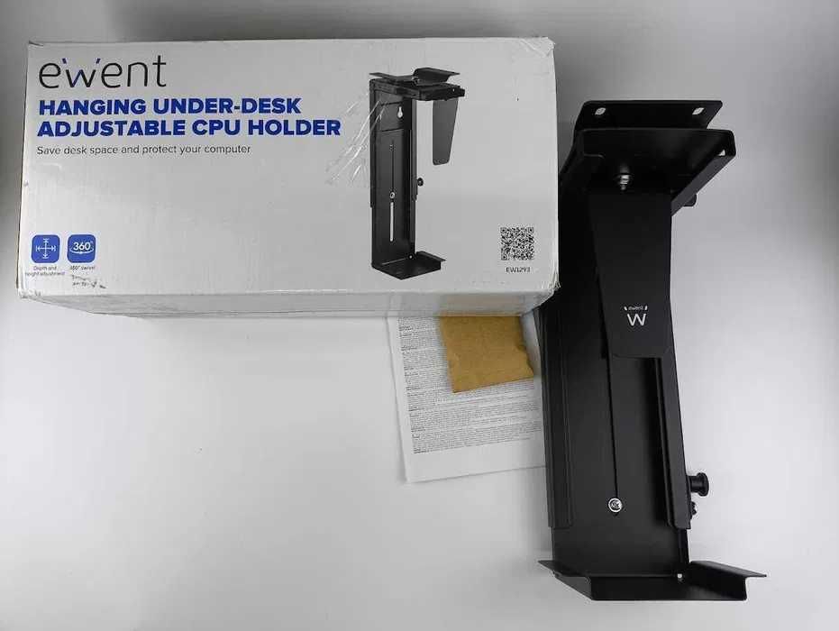 Uchwyt na komputer biurkowy, obrotowy, wychylny do 10 kg i 360 stopni