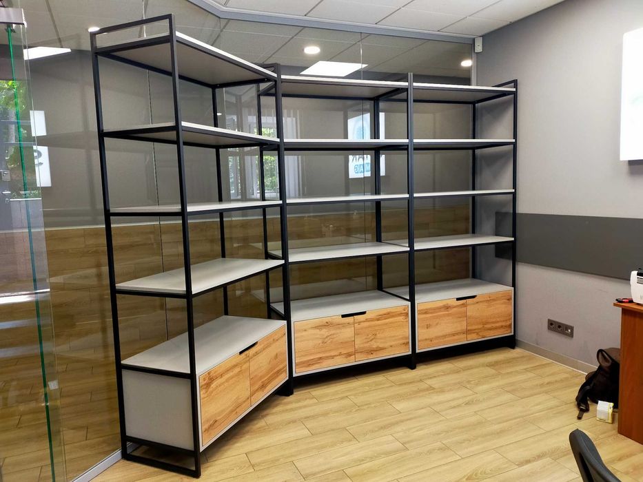 Стелажі лофт від виробника. В магазин, офіс, квартиру, гараж.