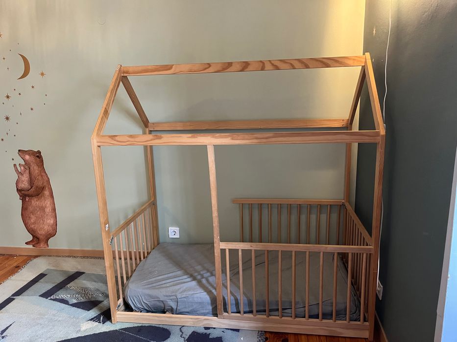 Cama Montessori 140x70cm com colchao