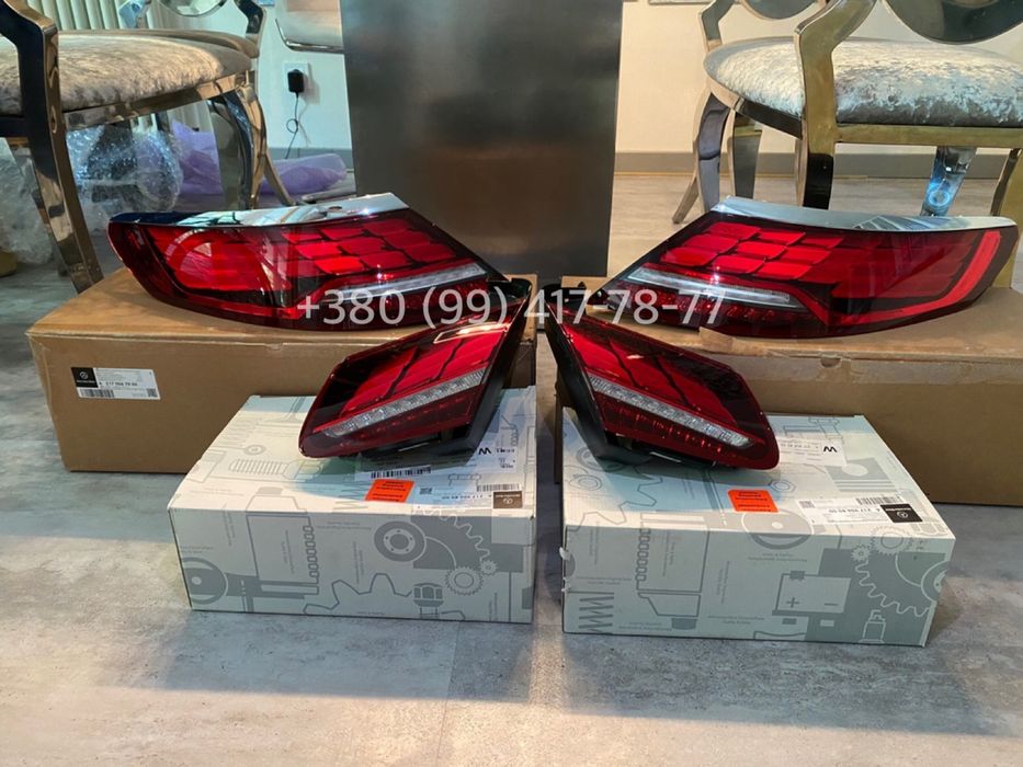 Фонари стопы Mercedes S-Class Coupe Купе W217 C217 Рестайлинг Ліхтарі