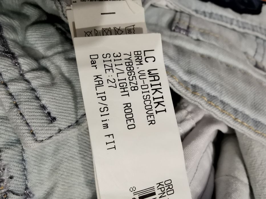 Nowe spodenki jasny jeans roz 27