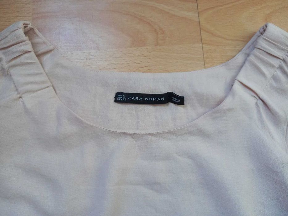 Zestaw Zara paka płaszcz H&M beż bonprix spodnie 38 M Tunika bluza