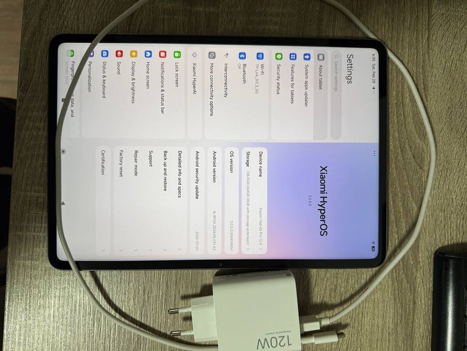 Планшет Xiaomi Pad 6S Pro 12.4 8/256GB