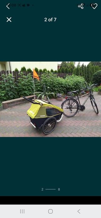 Przyczepka rowerowa Croozer WYNAJEM