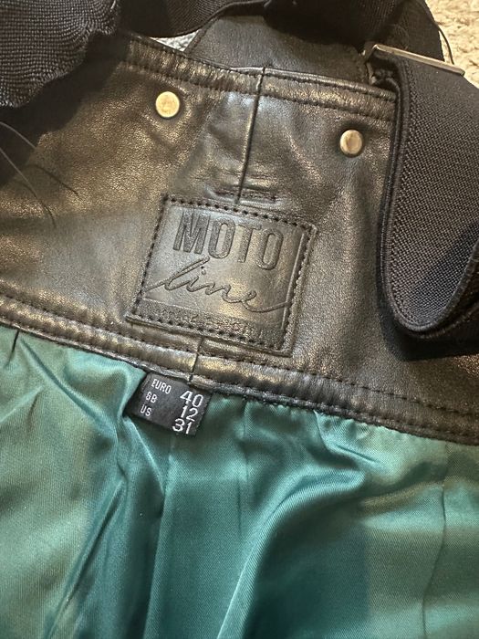 Мотоштани шкіряні