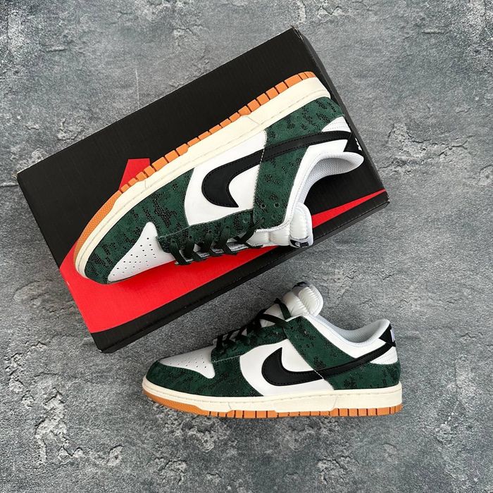 ПРЕМʼЄРА! Nike Dunk Low Green Snake 41 42 43 44 45 найк данк лоу грін зелені