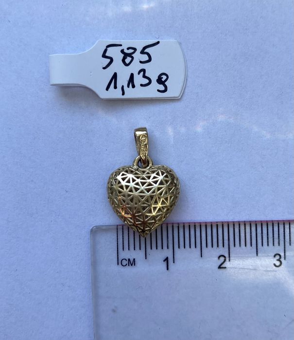 Nowa, ZŁOTA Zawieszka, 1,13 g, próba 585, 14K