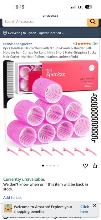 Набір бігуді-липучок CS720C