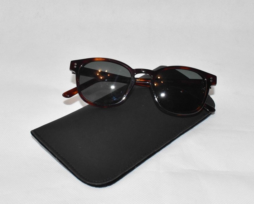 Ace&Tate alfred hazelnut tortoise okulary przeciwsłoneczne nerdy UV
