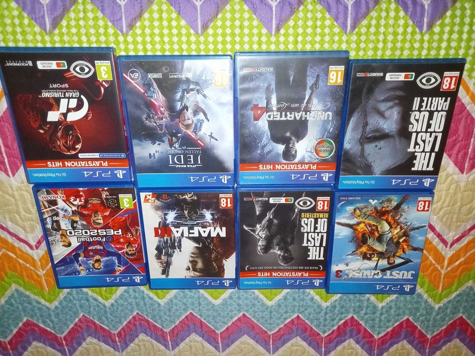 Vendo 8 jogos juntos ou separados ps 4