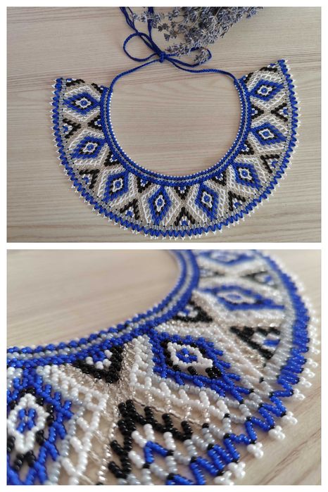 Намисто, силянка, стрічковий Гердан, ручна робота