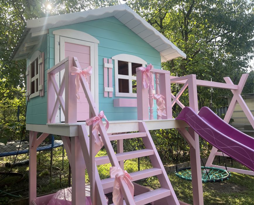 Domek dla dzieci plac zabaw małpi gaj