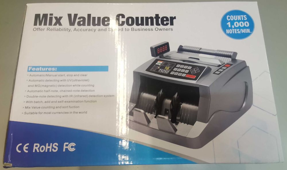 Contador Euro de Notas Falsas