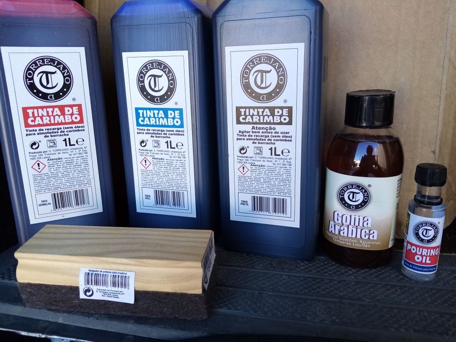 Tinta de carimbo e diversos