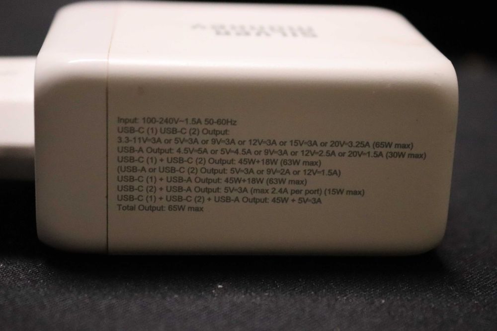 Ładowarka sieciowa Silver Monkey GaN 65W USB-C USB (7125)