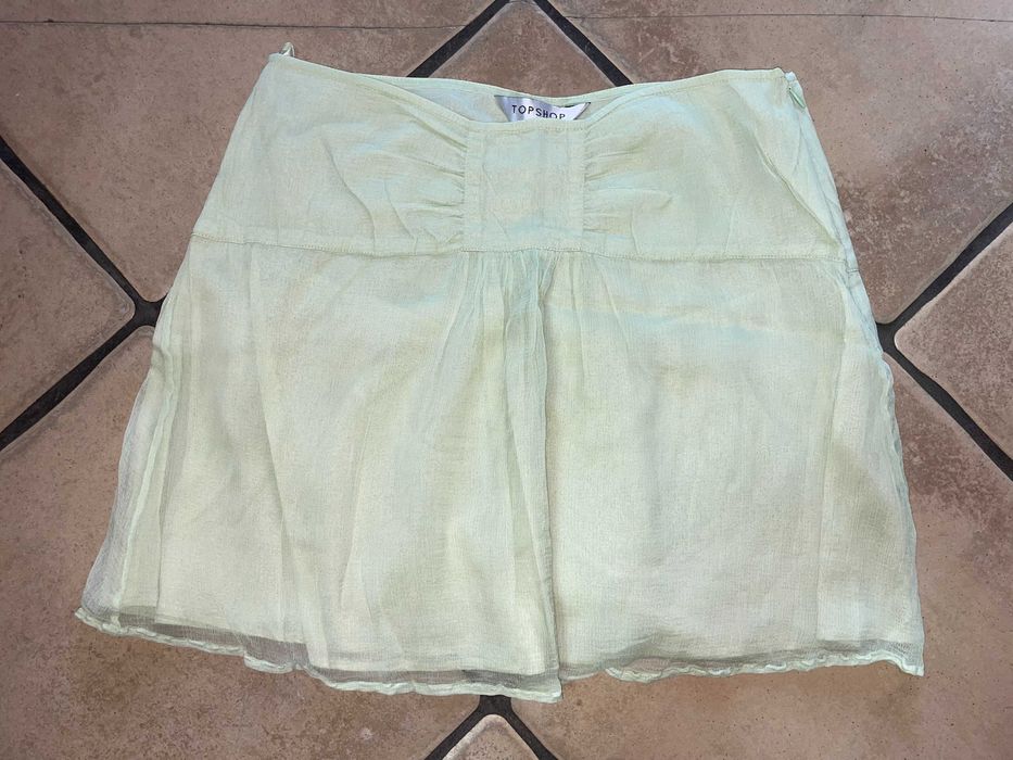 Spódnica miętowa Topshop