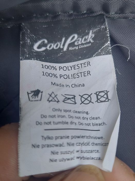 Plecak w kratę grubszy firma Cool Pack
