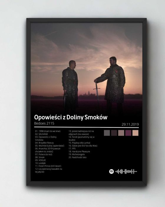 Plakat A3 - "Opowieści z Doliny Smoków" Bedoes 2115