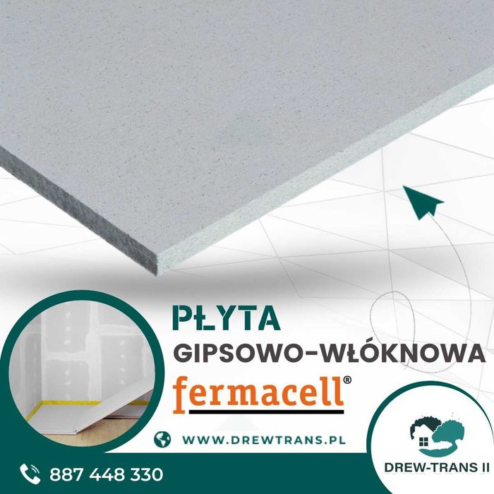 Fermacell płyta gipsowo-włóknowa gr. 12,5 konstrukcyjno-wykończeniowe
