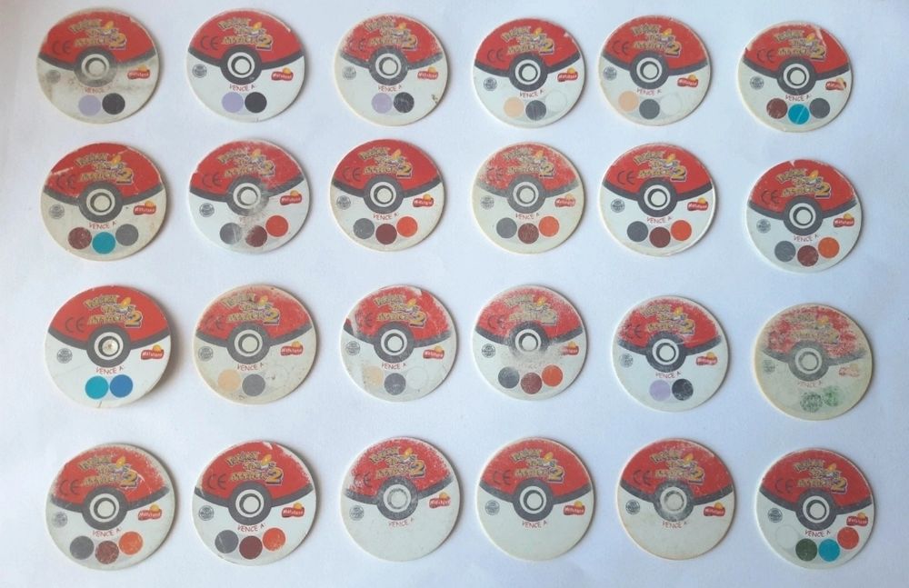 Pokemon Tazos attack / ataque 2 - venda à unidade