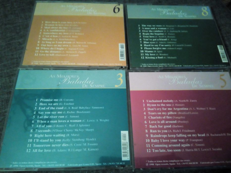 Baladas de Sempre música eterna(4 CDs)