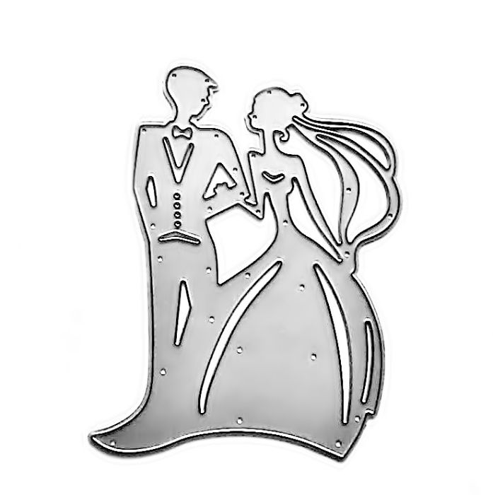 Wykrojnik PARA MŁODA Ślub/wesele (030)