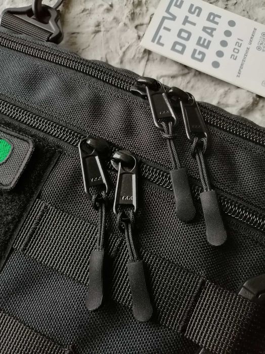 Сумка через плечо с велкро полем панелью липучкой для патчей шевронов