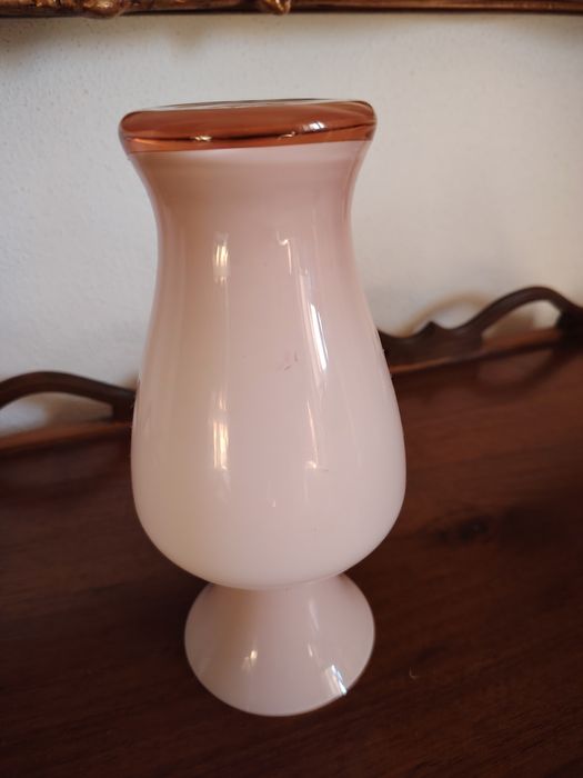 Jarra Côr Rosa em vidro Murano