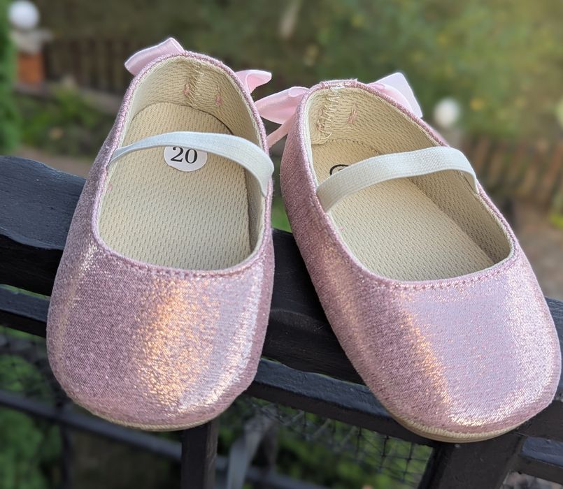 Туфлі, Пінетки рожеві  р.20 ( 12,3см )
