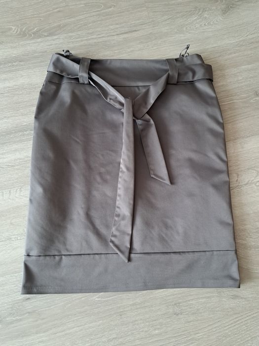 Elegancka spódnica XL/42 grafit szara