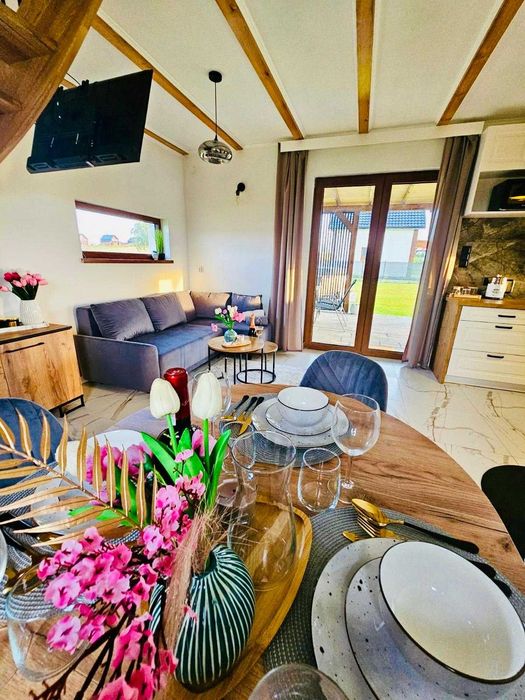 Domek na Kaszubach, całoroczny 2-8osób z miniSPA bez dodatkowych opłat