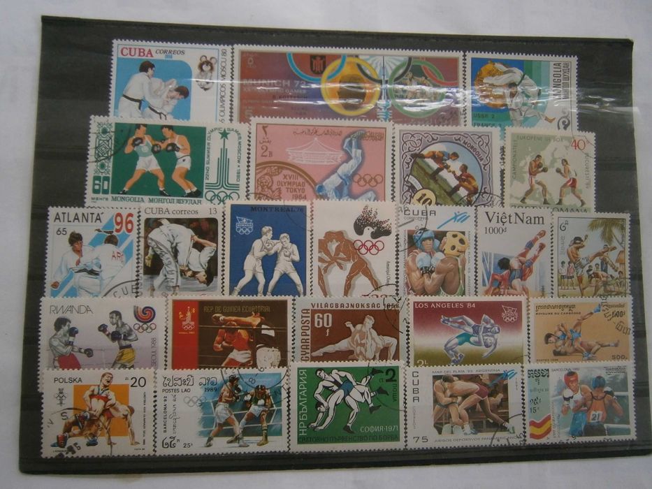 54 selos sobre Desportos Aquáticos todos diferentes