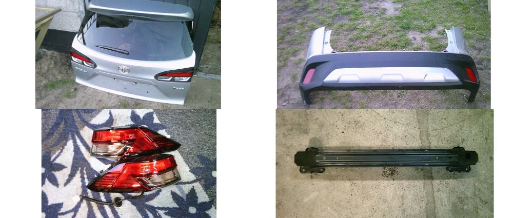 Klapa zderzak lampa lewa prawa Corolla Cross 1L0