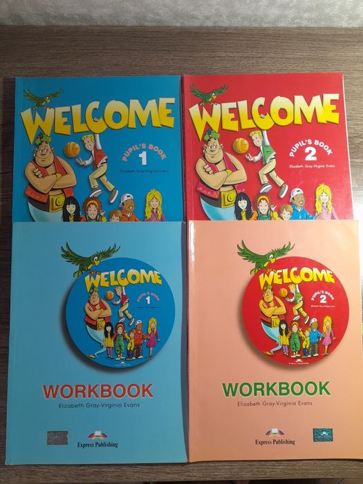 Книги с рабочими тетрадями Welcome