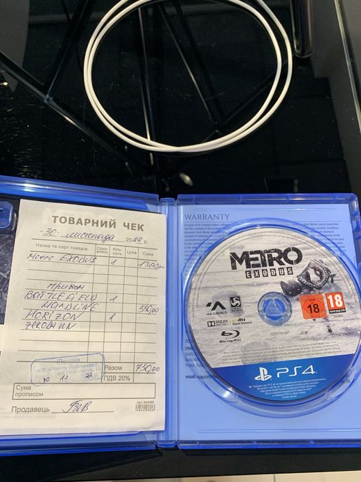 Ігри для Playstation 4 Battlefield 5 Metro Exodus Destiny Division 2