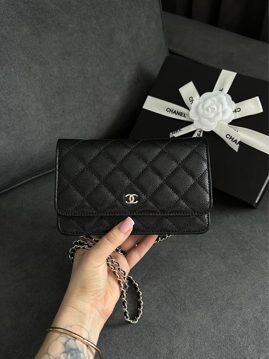Сума клатч шкіряна chanel , classic wallet ,