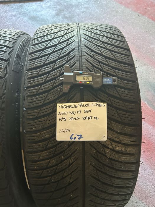 2x 255/35R19 96V MICHELIN PILOT ALPIN 5 opony zimowe 2024R M+S 3PMSF XL RANT