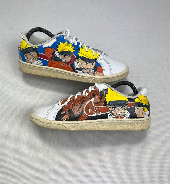Custom Malowane Ręcznie Buty Nike Court Royale Naruto
