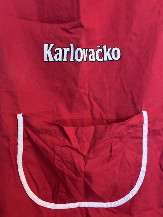 Fartuch grillowy Karlovacko Chorwacja piwo fartuszek konobara grillownika