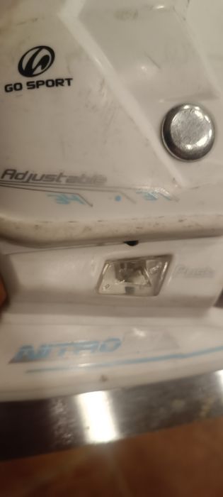 Łyżwy dziecięce regulowane dla dziewczynki