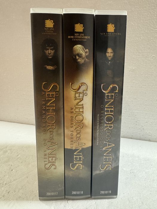 Cassetes VHS Senhor dos Aneis