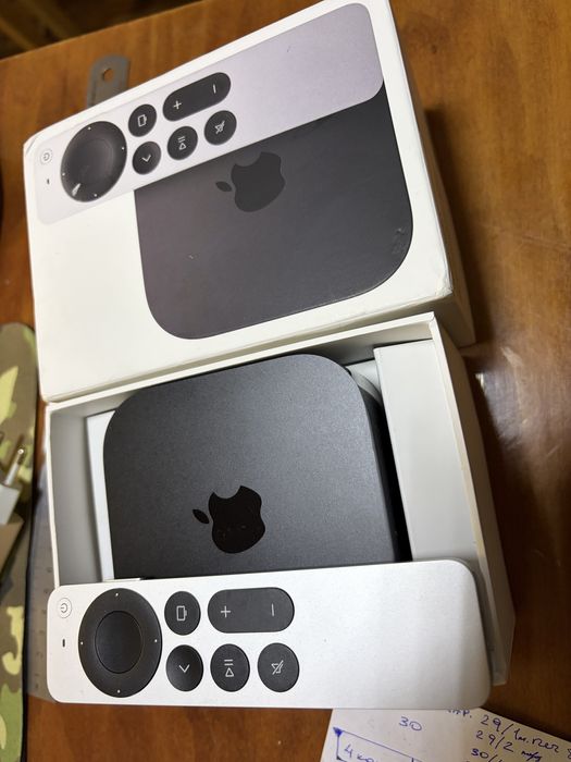 Apple tv 4k 3rd стан нового повний комлект
