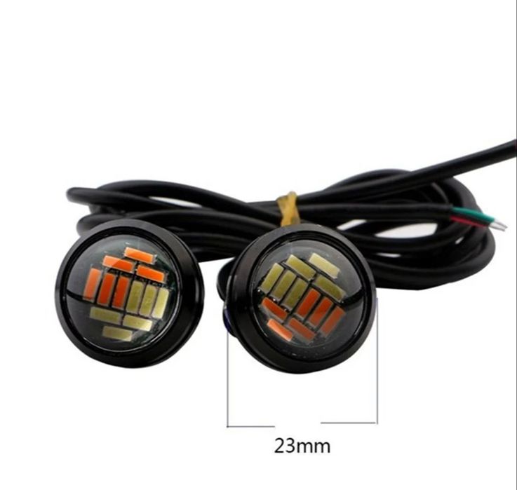 Врезные Led ДХО Орлиный глаз все цвета