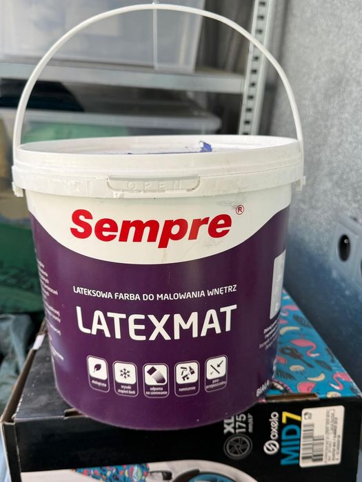 Farba biała ceramiczna i lateksowa Para i inne