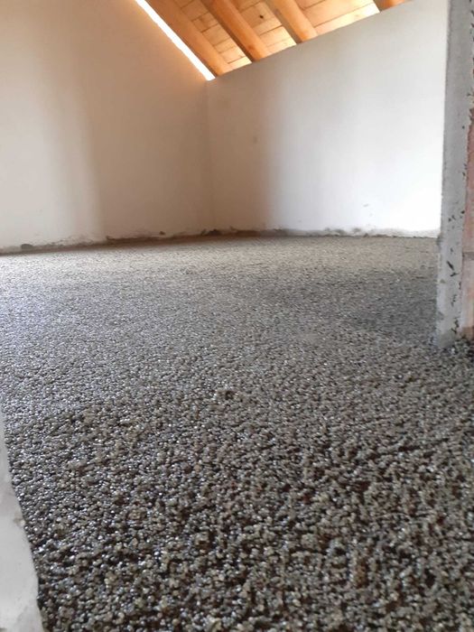 Posadzki, wylewki maszynowe, samopoziomujące, styrobeton, miksokret