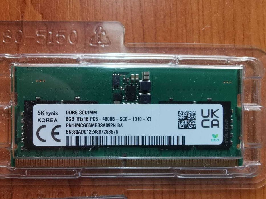 Оперативна пам'ять для ноутбуків DDDR5, DDR4, DDR3