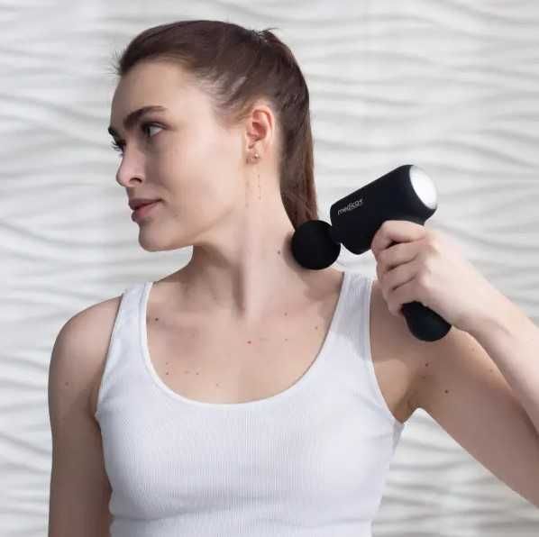 Портативный ручной МАССАЖЕР!  Ударный и на аккумуляторе до 6 часов!