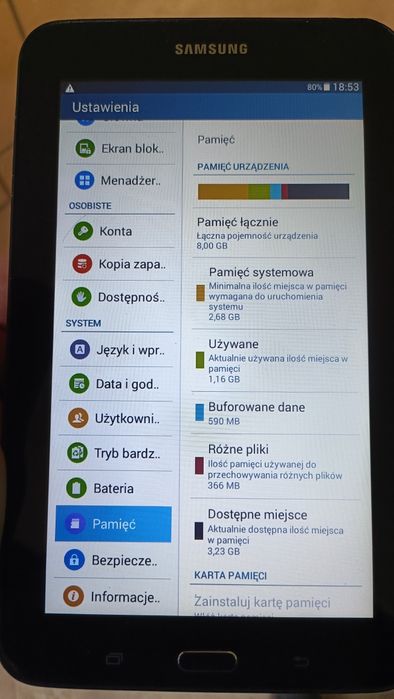 Tablet Samsung Galaxy TAB 3 LTE-T 113